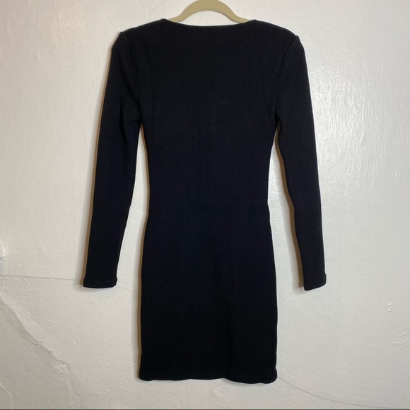 NWT Jonathan Simkhai Standard‎ Pia Bustier Dress Black Mini Rib Bodycon S - Picture 11 of 11